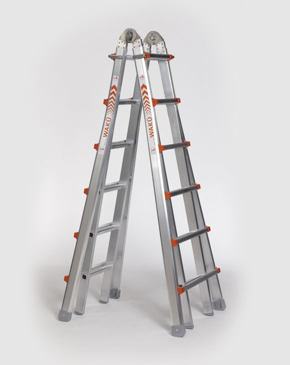 Telescopic ladder 6-rungs