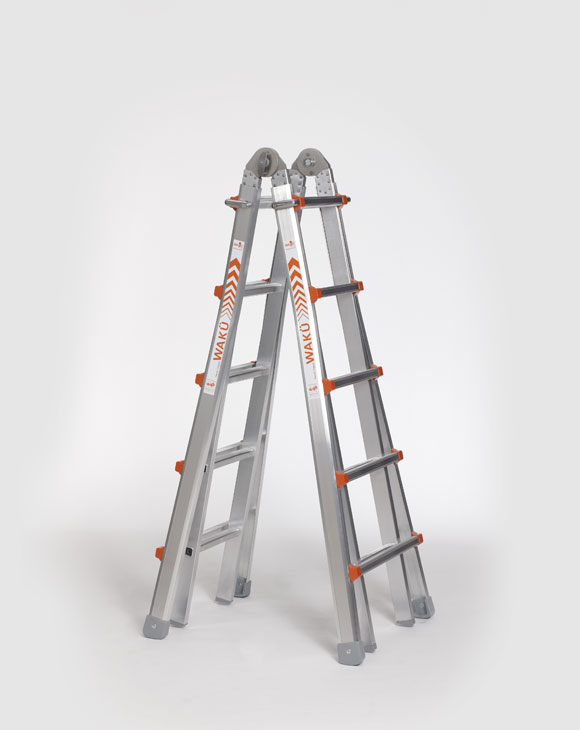 Telescopic ladder 5-rungs