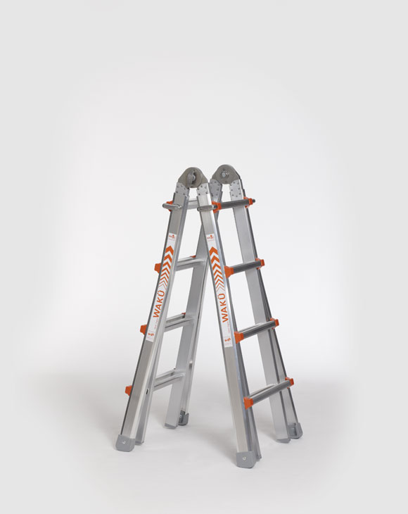 Telescopic ladder 4-rungs